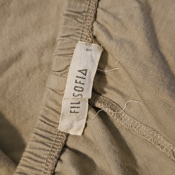 Filosofia 30s Cotton Tee & Shorts Set Green Small - Picture 5 of 6